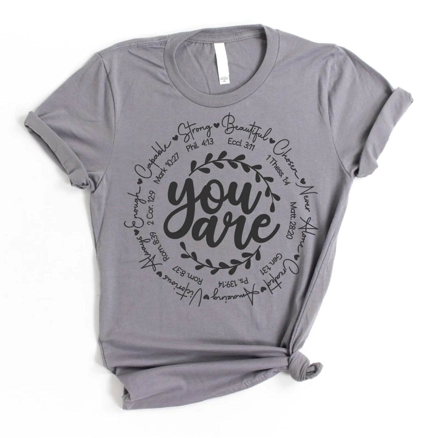 Love in Faith | Christian T-Shirts for Women | Faith-Based Apparel | Christian Gifts (US Alpha X-Large Regular Regular Heather Storm)