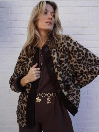 Cassidy - Stylish Leopard Print Jacket for Women