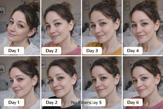 Your face. Seven days. See what happens.