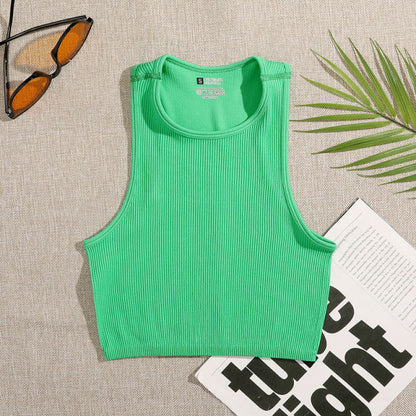 Women Workout Tank Top green S