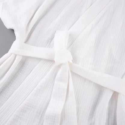 Women's Long Sleeve Robe & Shorts Sleep Set