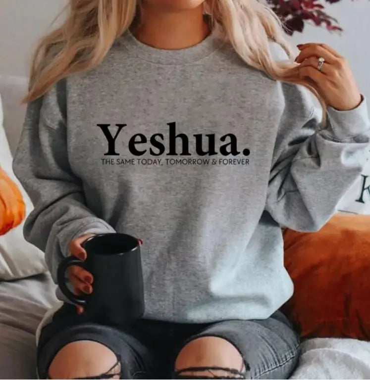Yeshua Christian Sweatshirt Christian Apparel Faith