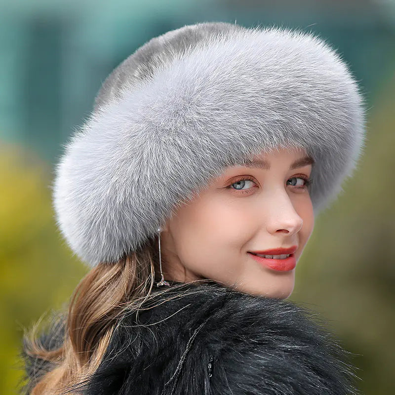 Women's Winter Outdoor Warm Fur Hat