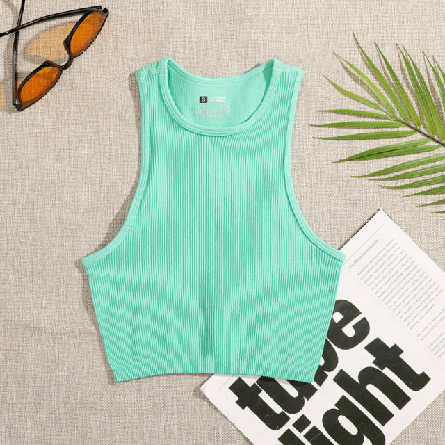 Women Workout Tank Top mint green S