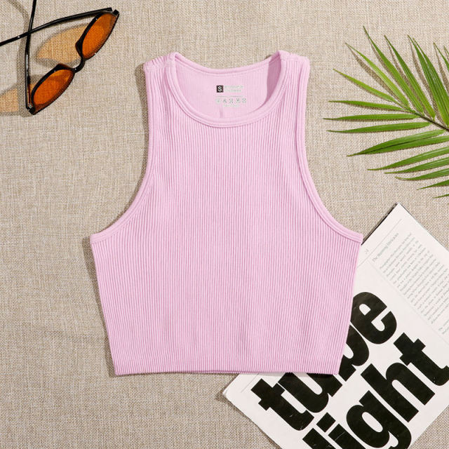 Women Workout Tank Top pink S