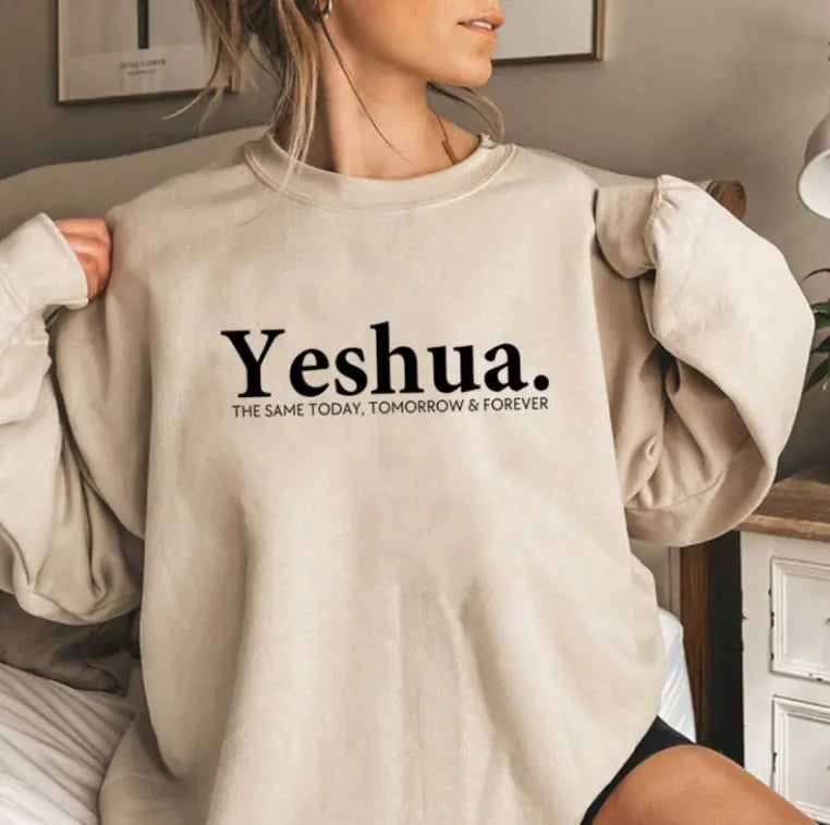 Yeshua Christian Sweatshirt Christian Apparel Faith