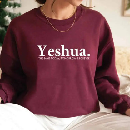Yeshua Christian Sweatshirt Christian Apparel Faith