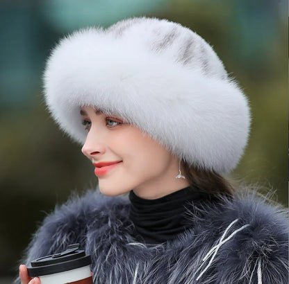 Women's Winter Outdoor Warm Fur Hat