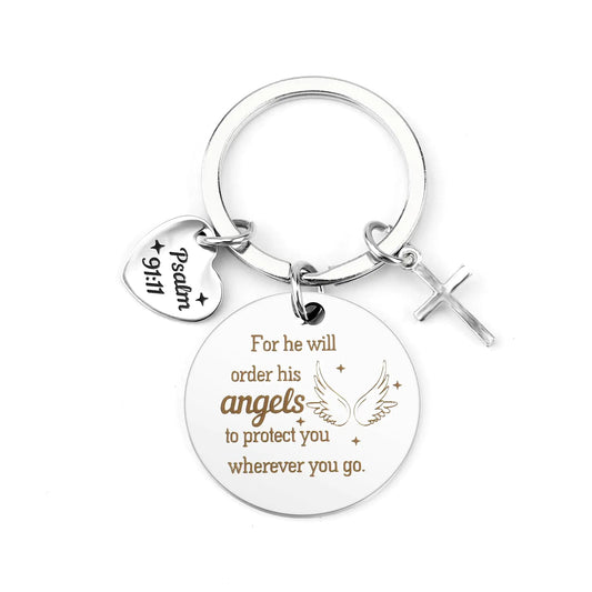 Christian Bible Verse Keychain for Women – Faith-Inspired Scripture Gift