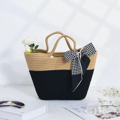 Retro Hand Woven Women's Shoulder Bag - Large Capacity