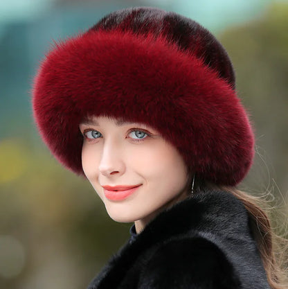 Women's Winter Outdoor Warm Fur Hat