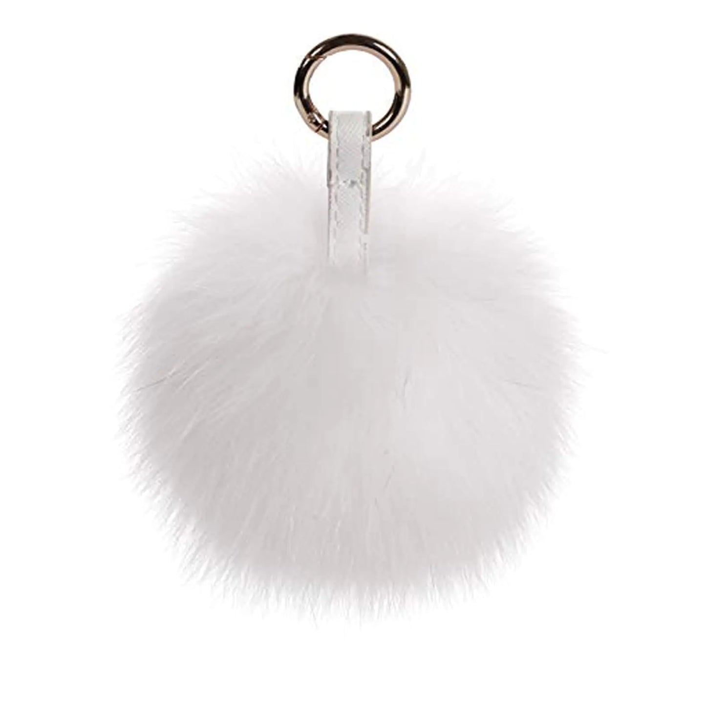 Pom Keychain Artificial Faux Fur Ball Keychains