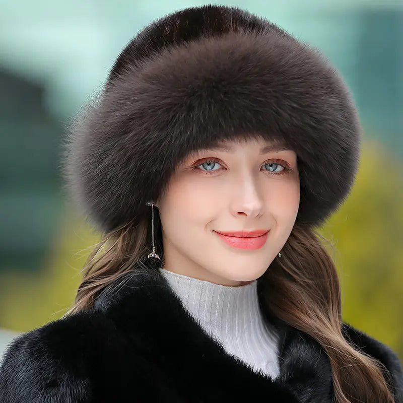 Women's Winter Outdoor Warm Fur Hat