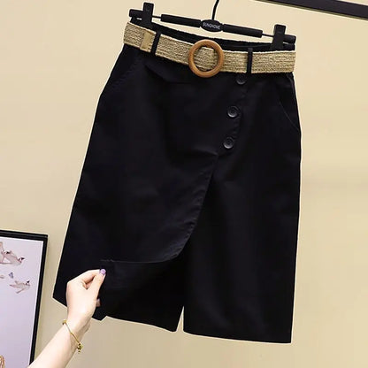 Fashionable Slim Casual Wide Leg Trouser Skirt