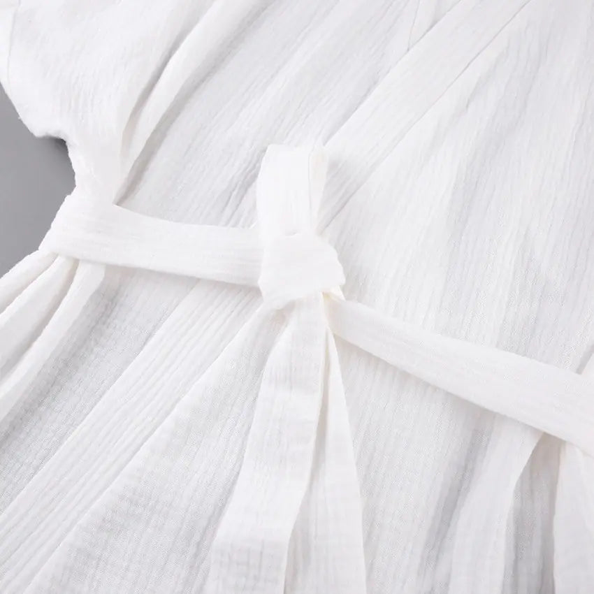 Women's Long Sleeve Robe & Shorts Sleep Set