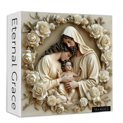 Puzzles for Adults 1000 Piece Christian Puzzles Nativity Scene Jigsaw Puzzles Paper Cut Art Religious Jigsaw Puzzle as Christian Decor