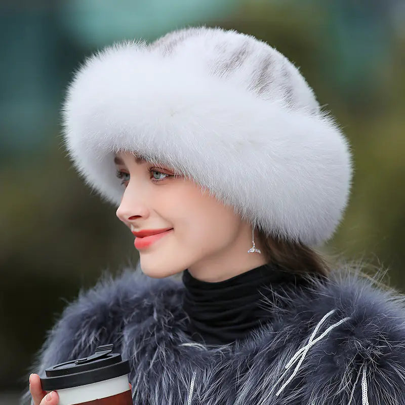 Women's Winter Outdoor Warm Fur Hat
