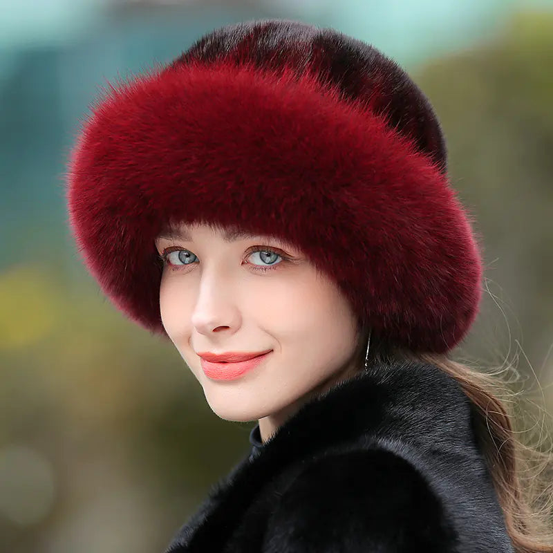 Women's Winter Outdoor Warm Fur Hat