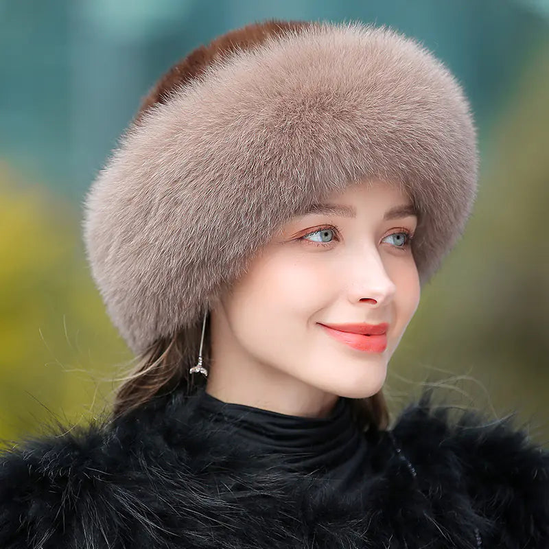 Women's Winter Outdoor Warm Fur Hat