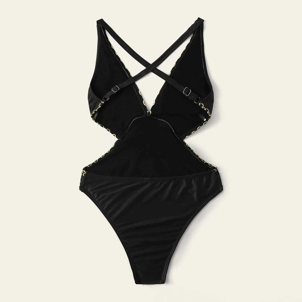 Baroque Print Swimsuit