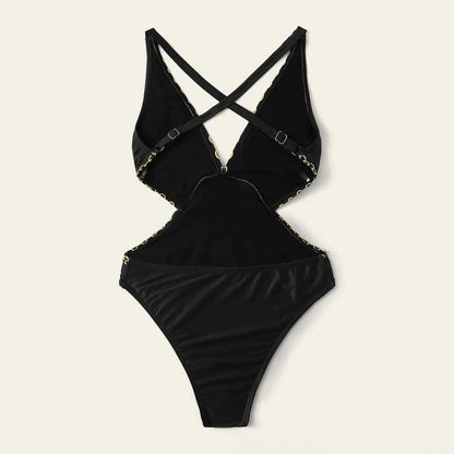 Baroque Print Swimsuit