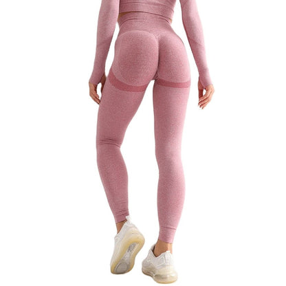 Fitness Running Yoga Pants 03 Tights Dark pink L