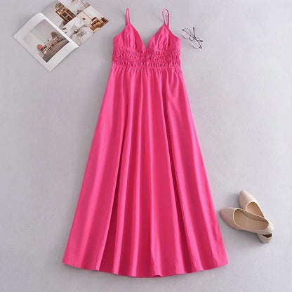Long Maxi Dress Pink P