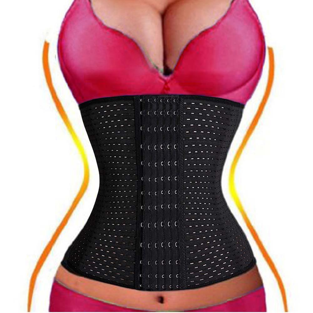 Waist Trainer Black Waist-90-96cm 35.4-37.8, Bust-110-116cm 43.3-45.7